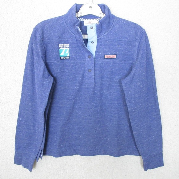 Vineyard Vines Sperry Charleston Race Week Pullover Top Womens Medium - Picture 1 of 11